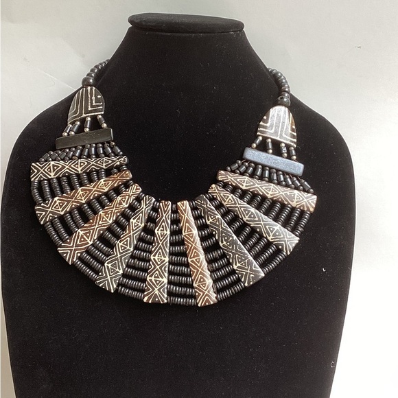 NYC STATEMENT  CHOKER  NECKLACE 2A29 - Picture 10 of 12